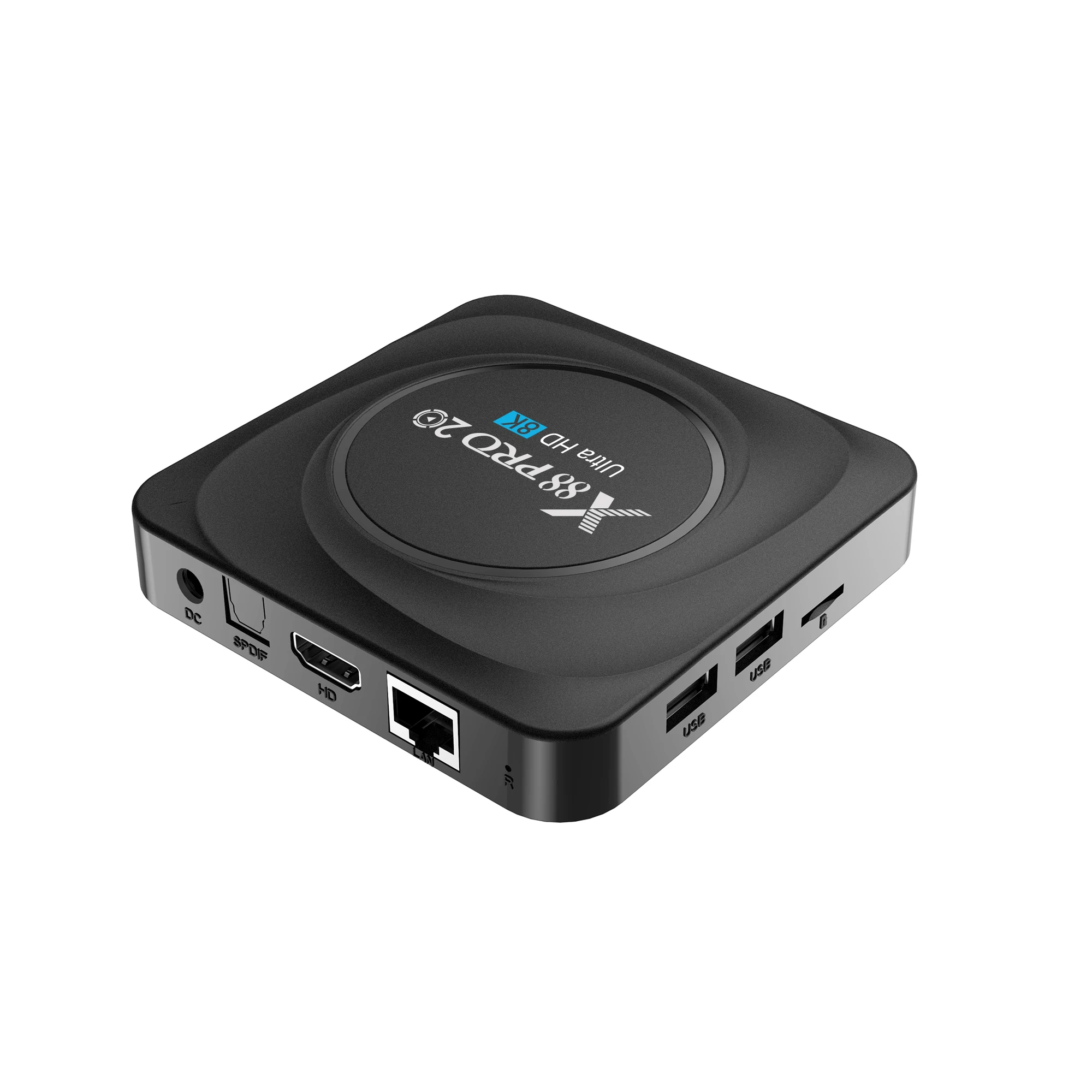 Новейшая ТВ-приставка X88 Pro 20 Android Rockchip RK3566 четырехъядерный процессор ОЗУ 8 Гб ПЗУ 128 ГБ 1000 Мбит/с lan двойной WIFI BT 4,2 Android 11,0 ТВ-приставка