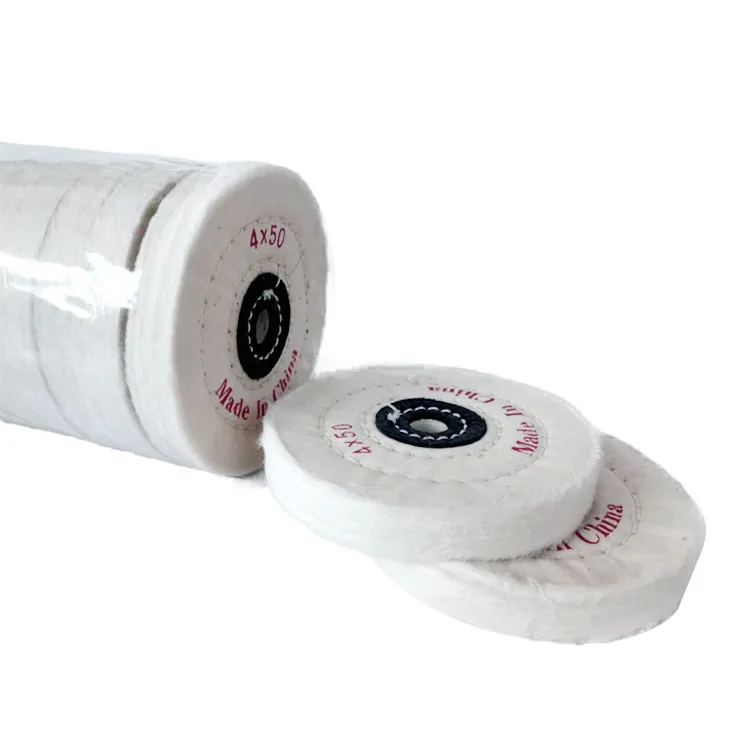 
Hot sale pearl cloth buffing wheel for coarse buffing/cutting and finish buffing/polishing 