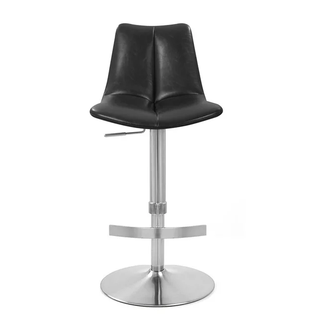 Modern Design Barstools Bar Furniture Bar Chair Commercial Furniture Heigh Adjustable Synthetic Leather 12 Months 30*30*1.2mm