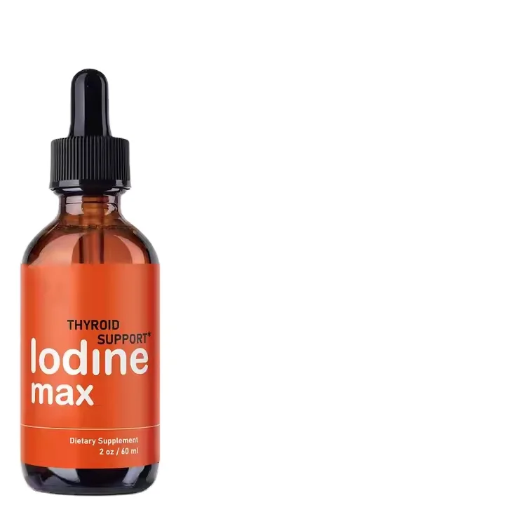 THYROID SUPPORT lodine max 1+ year supply ofnatural thyroid edgesupport in one bottle
