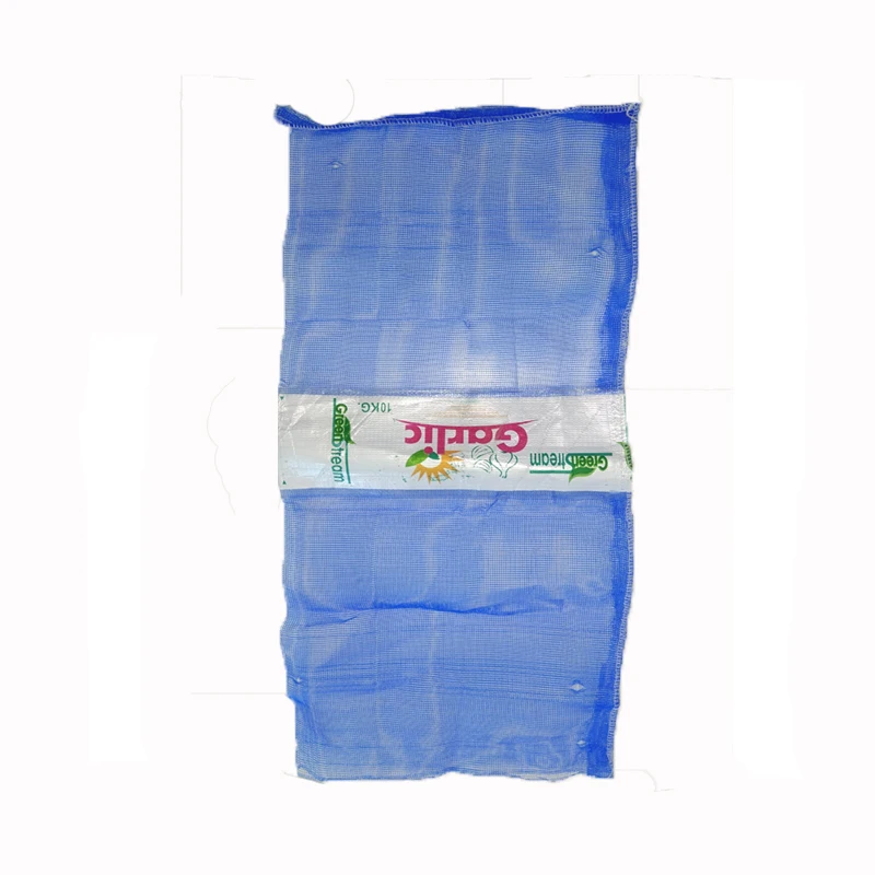 Promotion Custom Size Tubular PE PP Raschel Mesh Sacks Leno Net Firewood Bags with Drawstring for Vegetables Fruits Storage