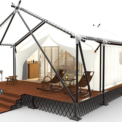 
tent air conditioner in camping luxury resort tent tent family 