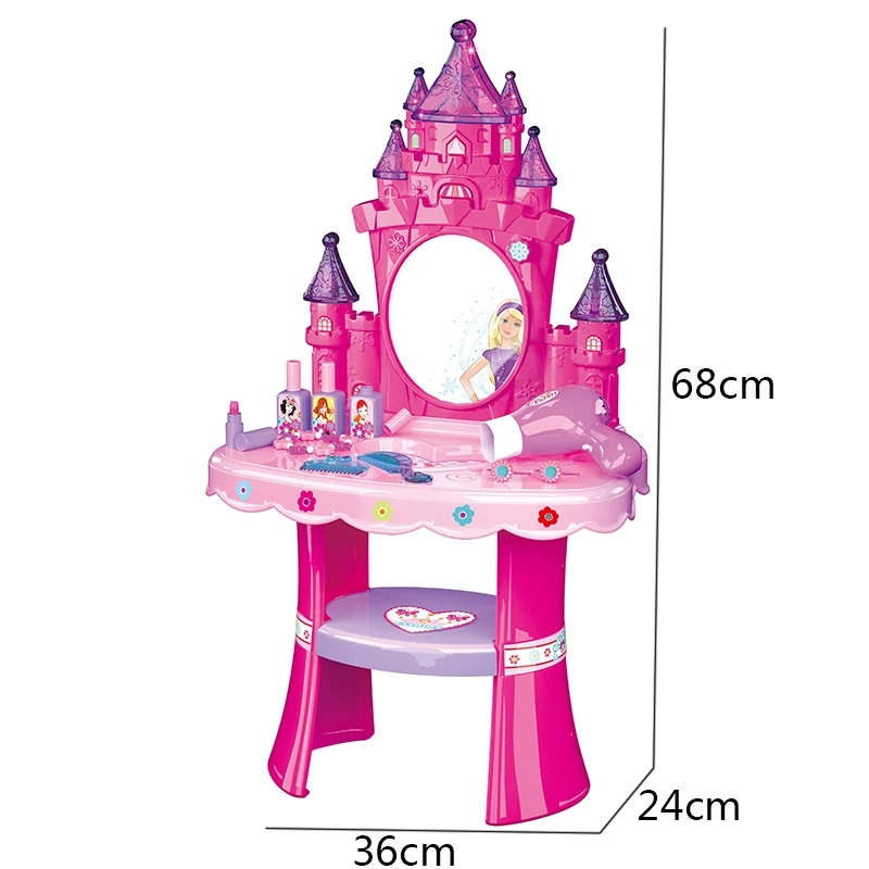 KSF Hot Selling Dressing Table Pretend Playing Games Kids Education Home Beauty Set Pretend Play Toys For Kids Children Toys