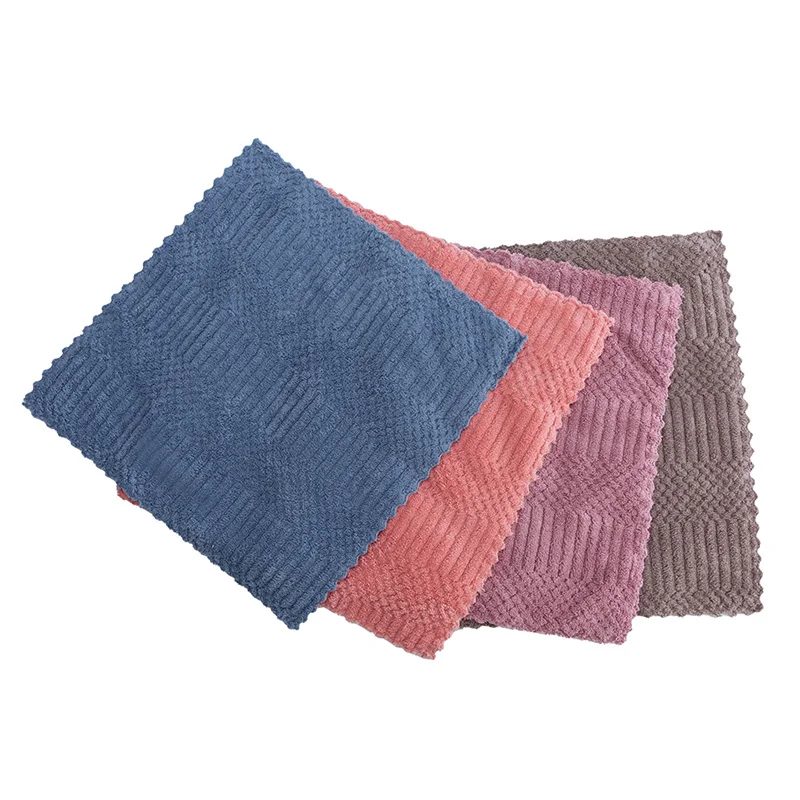 Bilov Wholesale Microfiber Cloth Water Absorpition and Non-lintting Glass Cleaning Cloth Microfiber Cleaning Towels