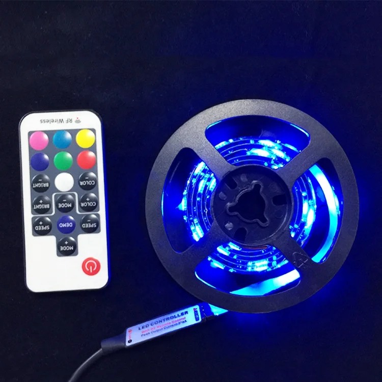 2021 в наличии RGB с регулируемой яркостью симфония USB RF светодиодные полосы света пультом дистанционного управления для дома и наши