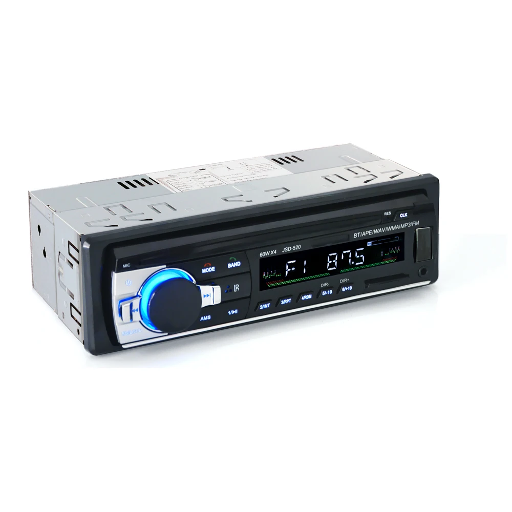 Автомобильный MP3-плеер Стерео Авторадио автомобильный радиоприемник BT 12 В In-dash 1 Din FM Aux In приемник SD USB MP3 MMC