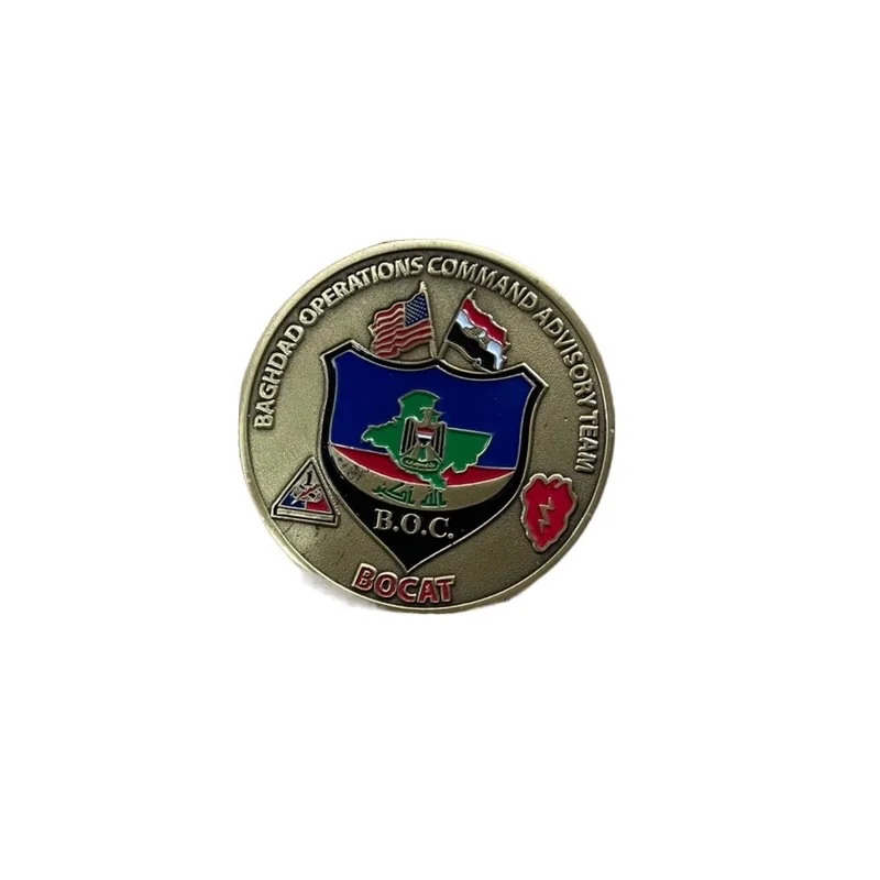 Двухсторонняя памятная черная металлическая и латунная бронзовая монета с гравировкой логотипа на заказ