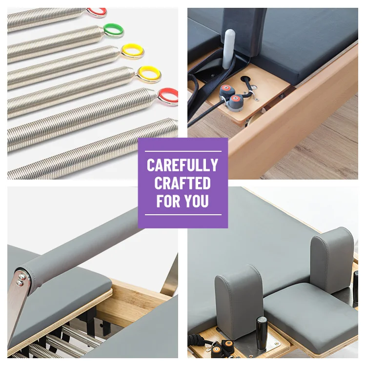 Factory Direct selling pilates aluminum reformer pilates aluminum cama para pilates is suitable for exercising the whole bod