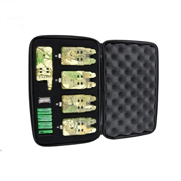 JZH-RF698 4+1 Camo Europe Popular Waterproof Wireless Fishing Bite alarm