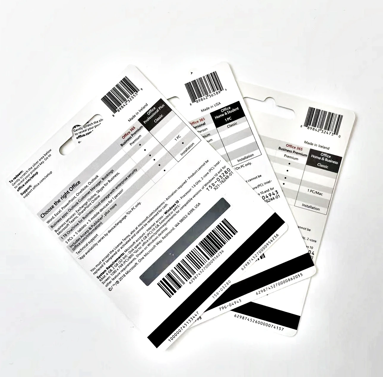 Hot sale office 2019 pro plus key card 100% online activation office 2019 pro plus genuine license send by DHL