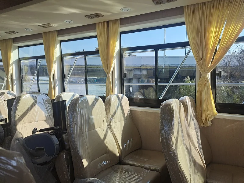 Grandsea 17m Fiberglass Ferry Boat Sea River Passenger  Boat for sale transportation boat