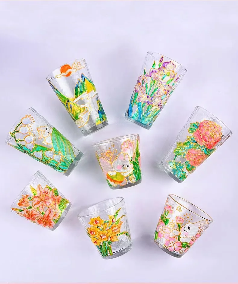 Chinjoo OEM Creation DIY Painting Set Professional 12 Colors Glass Paint Art Paints for Gifts School