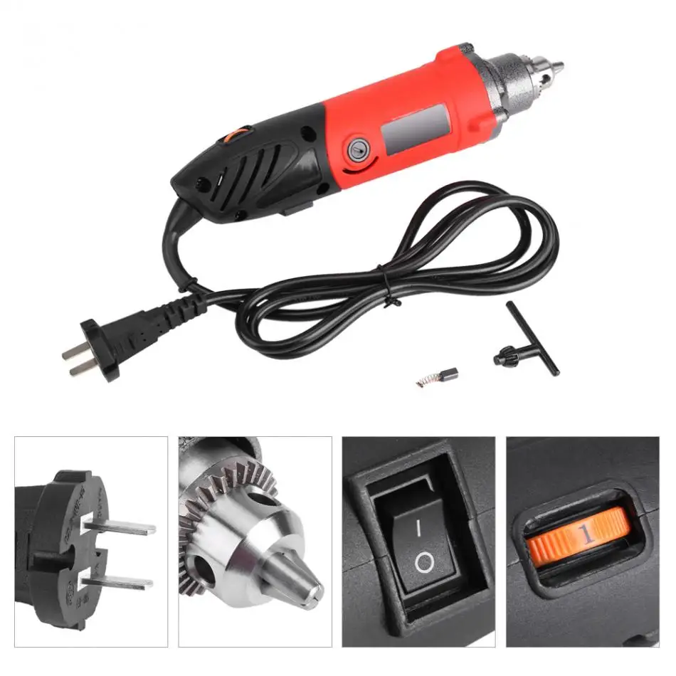 0.6-6.5mm mini grinder, electric grinder, die grinder more powerful 400W 220V Jade Engraving Wood Carving Drill