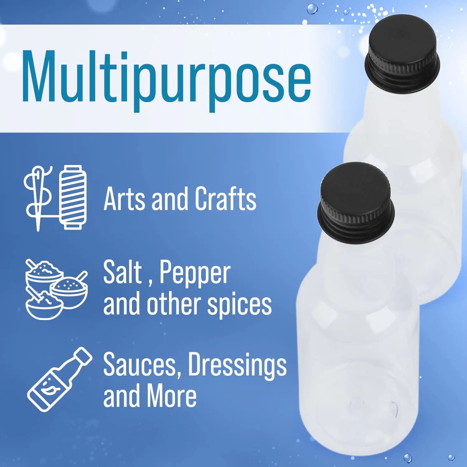 Mini Liquor Bottles 50ml Mini Empty Plastic Alcohol Shot Bottles