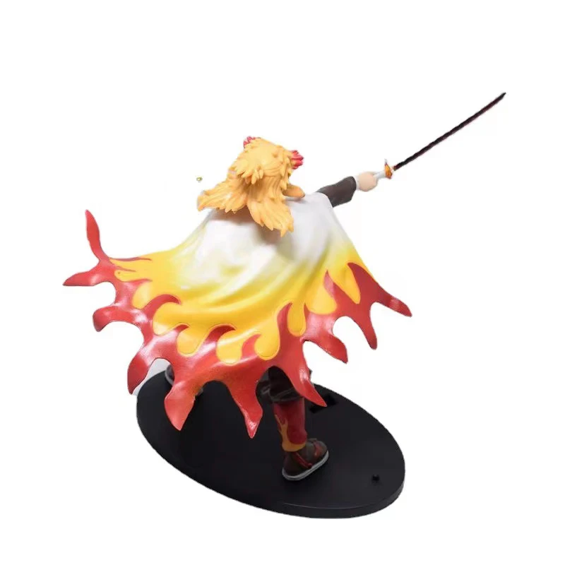 Ready to ship 12CM  2020 Hot Selling Demon Slayer Primary Color Agatsuma Zenitsu model PVC doll action figures To