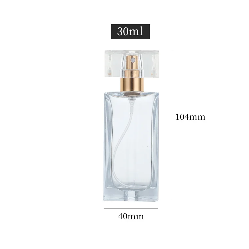 High Quality Custom Logo custom Luxury Matte Frosted Packaging Empty Glass Spray 30ml 50ml 100ml parfum Perfume Bottle