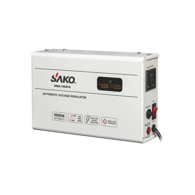 Single phase relay control  WMA-2000VA ac automatic voltage regulator/stabilizer for home avr