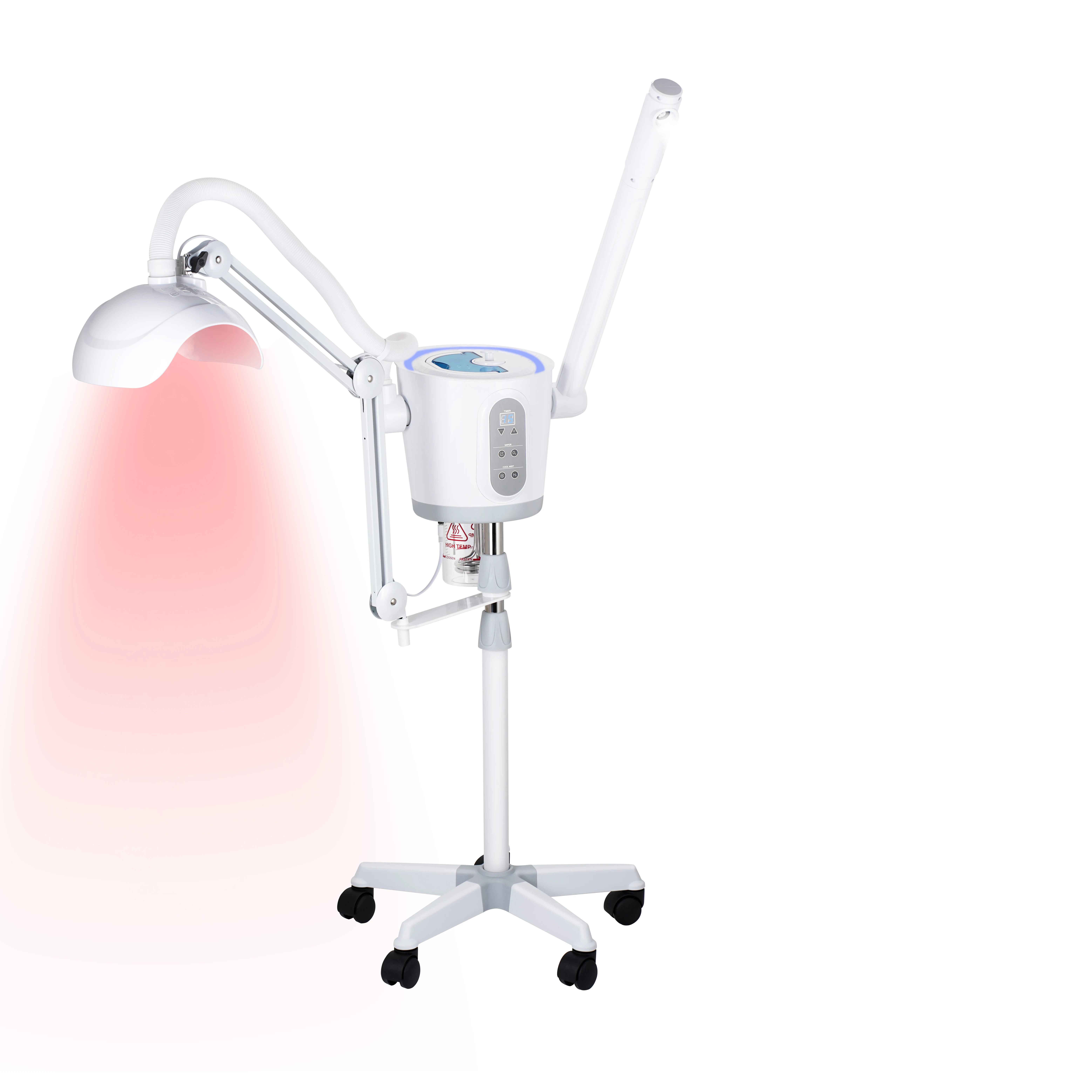 AYJ-FC-60B 3-in-1 Facial Double Head Hot and Cold Steam Engine Moisturizing Spray and Spectrometer Facial Care Instrument