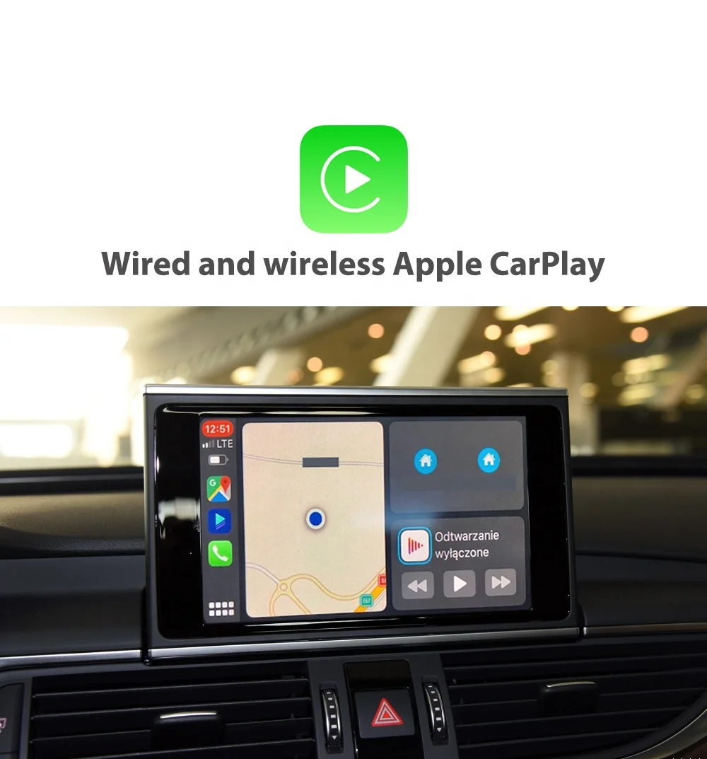Cartrend Low Price Cheap wireless CarPlay interface box Android Auto module for MB B-M-W AU DI with Mirrorlink rear camera