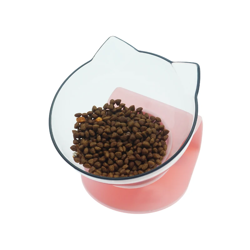  Amazon Non-Slip Double Cat Bowl Dog With Stand Pet Feeding Water For Dogs Feeder Product
