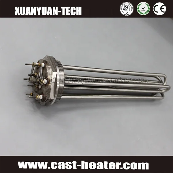Kettle Electrical Tubular Heater with Flange, Water heater element
