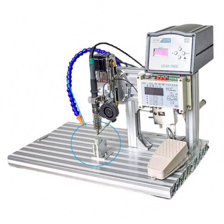 Semi-automatic USB Connector Electrical Cables Soldering Machine USB Wire Making Tin PCB/LED/Robot Welding Machine