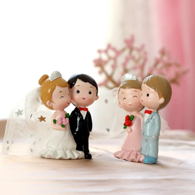 Wedding Figurine Wedding Cake Dolls  cake toppers wholesale for cumpleanos party decoration decoration for wedding event