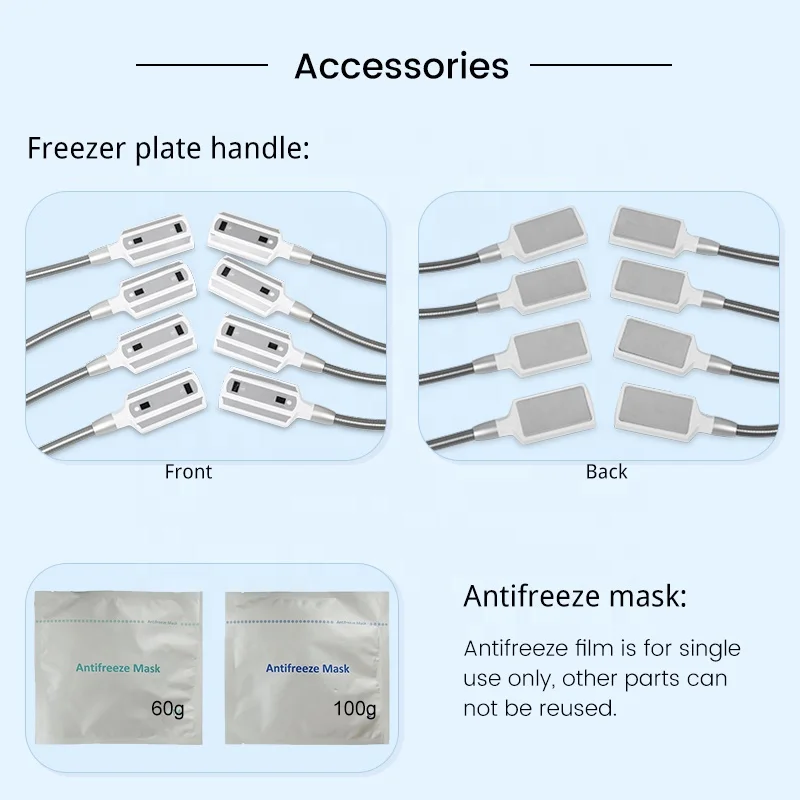 8 Handle Freezing Cold Body Sculpting Device Cryo Slimming Cryolipolyse Cellulite Removal Skin Rejuvenation Ice Sculptures Price