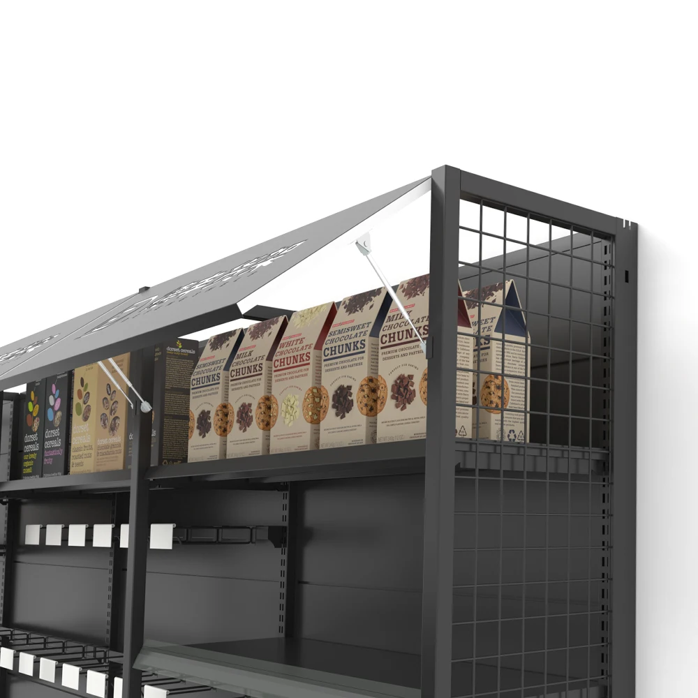 customized gandola shelves supermarkets shelving  rack heavy duty