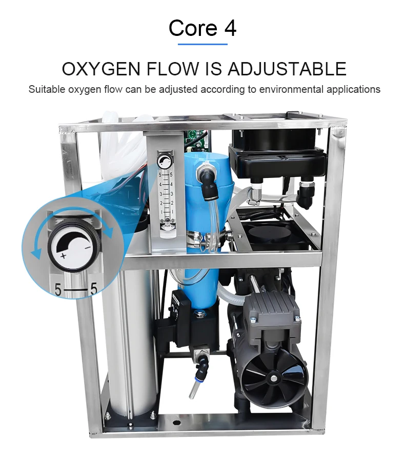 
High oxygen purity PSA oxygen generator parts for industrial ozone generator 