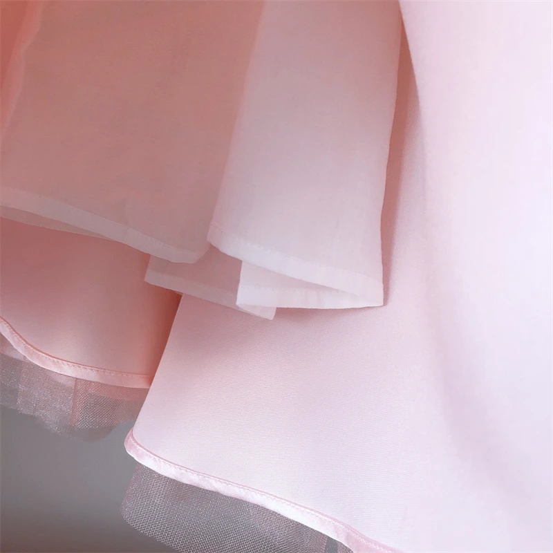 Children Piano Model Show Stage Clothes Dress Flower Girls Wedding Puffy Dresses Princess Birthday Party Evening Dresses