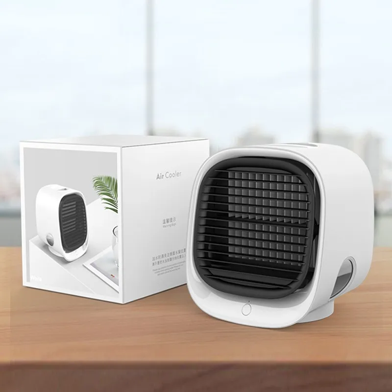 Portable Mini Air Conditioner Fan with Water Mini Air Cooler Fan Humidifier