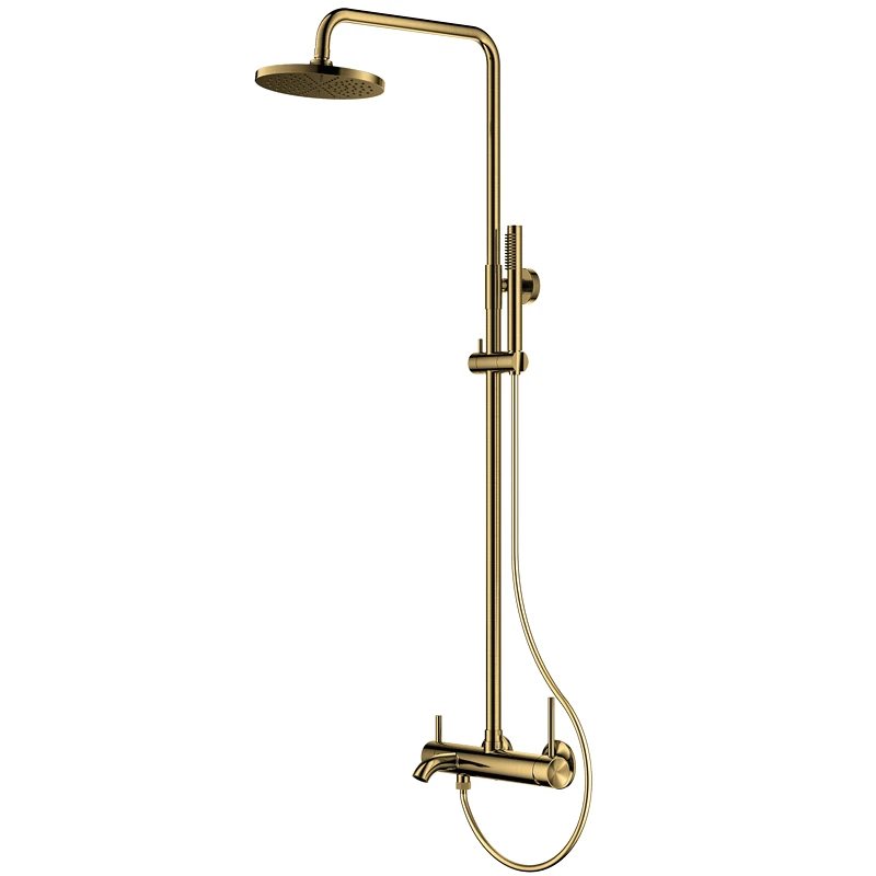 Watermark shower system shower faucet wall mounted dual handle bathroom rain shower set