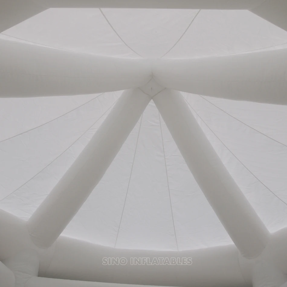 Коммерческие взрослые свадьбы белый батут замок для свадебных вечеринок с верхней крышей от надувной фабрики Guangzhou