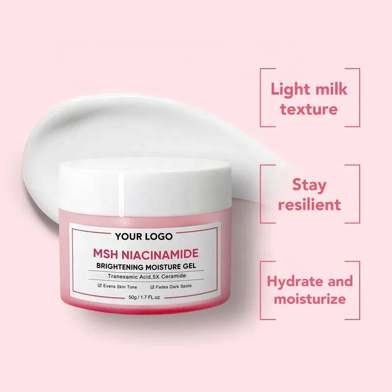 Niacinamide Face Cream Plastic Jars Face Cream For Glowing Skin No Side Effect Whitening Cream
