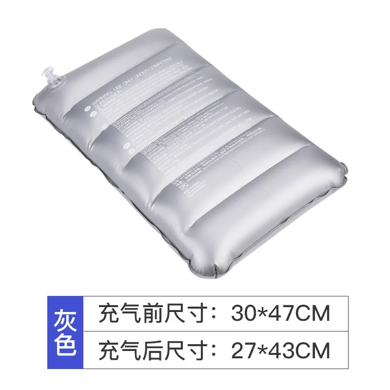 Factory Wholesale Flocked PVC Material Multi Color Cheap Movable Inflatable CUSHION for Outdoor Camping Traveling Office Use