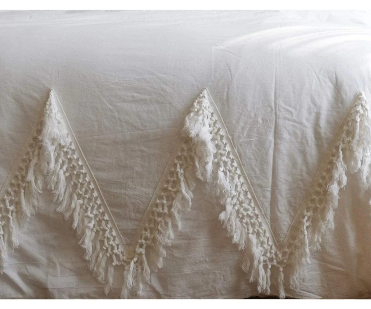 high quality and good product Duvet Cover Bedding Tufted  Design 100% Cotton Queen use for home hotel