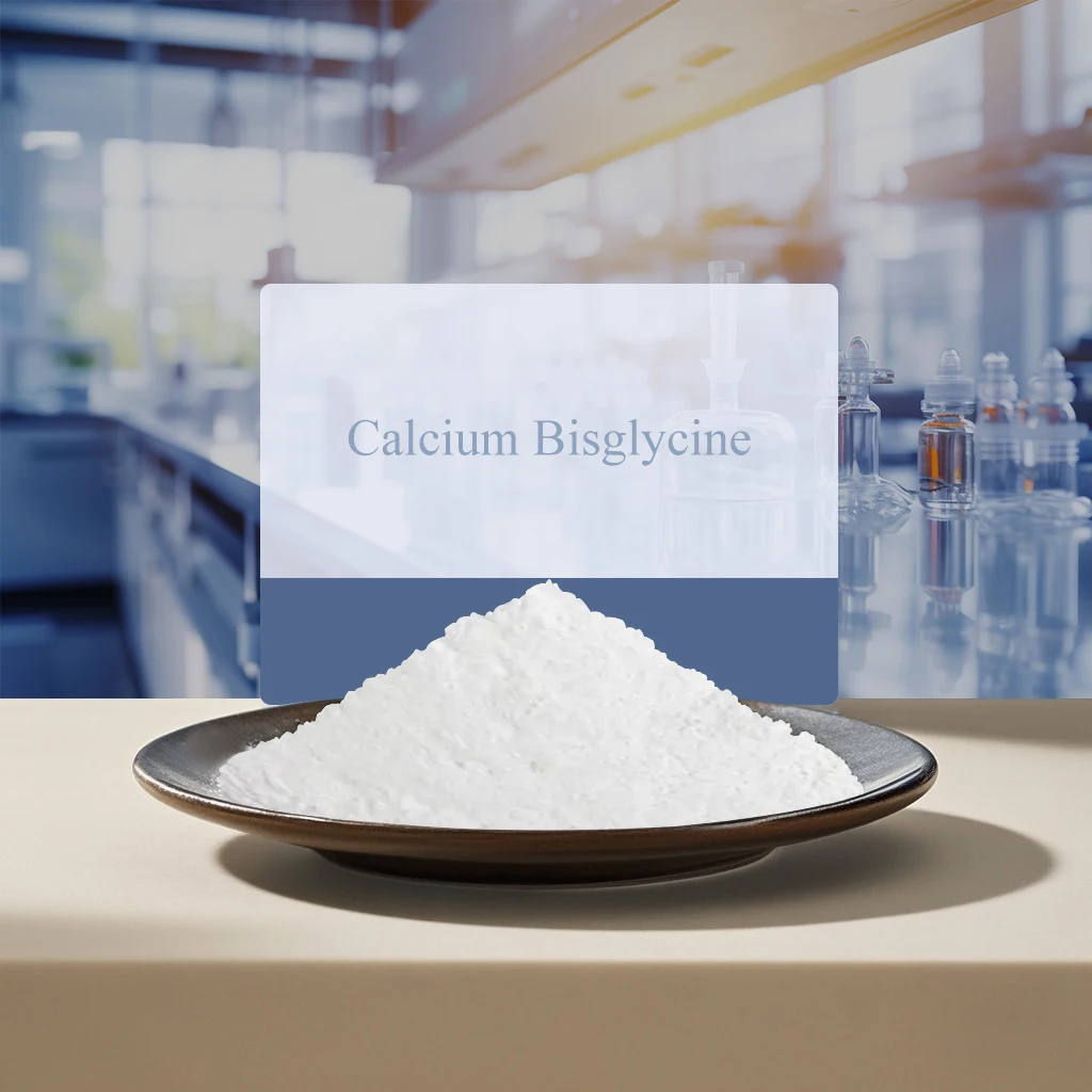 Wholesale Health Raw Material Calcium Bisglycinate Powder for Calcium Supplement CAS 14783-68-7