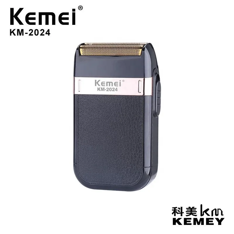  Kemei-2024 USB зарядная электробритва для мужчин с возвратно-поступательным движением бритва двойным лезвием бритвы водонепроницаемый машинка стрижки бороды и усов; Бритвенный