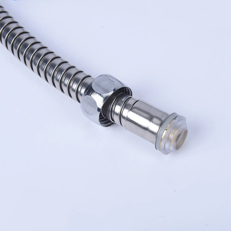 High Quality Chrome Pull-Out Braided Double Lock Shower Hose Pipe Toilet Bathroom Stainless Steel Flexible Hose