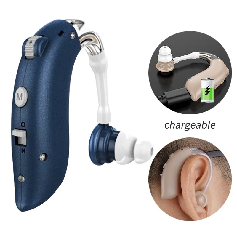 Rechargeable Hearing Aid Digital Adjustable Tone Sound Amplifier PortableHearing Aid ear & hearing products