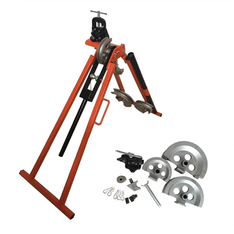 manual Galvanized steel conduit pipe bender with vice for bending conduit