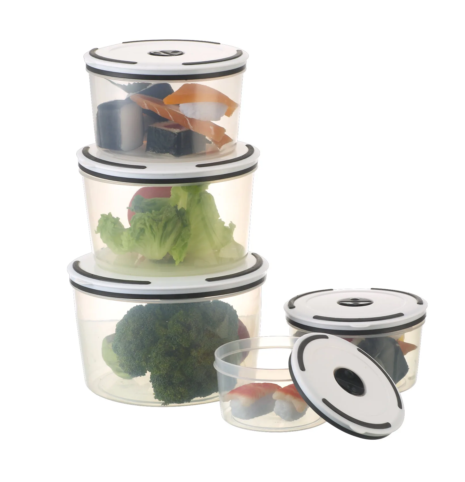 Round food container sets