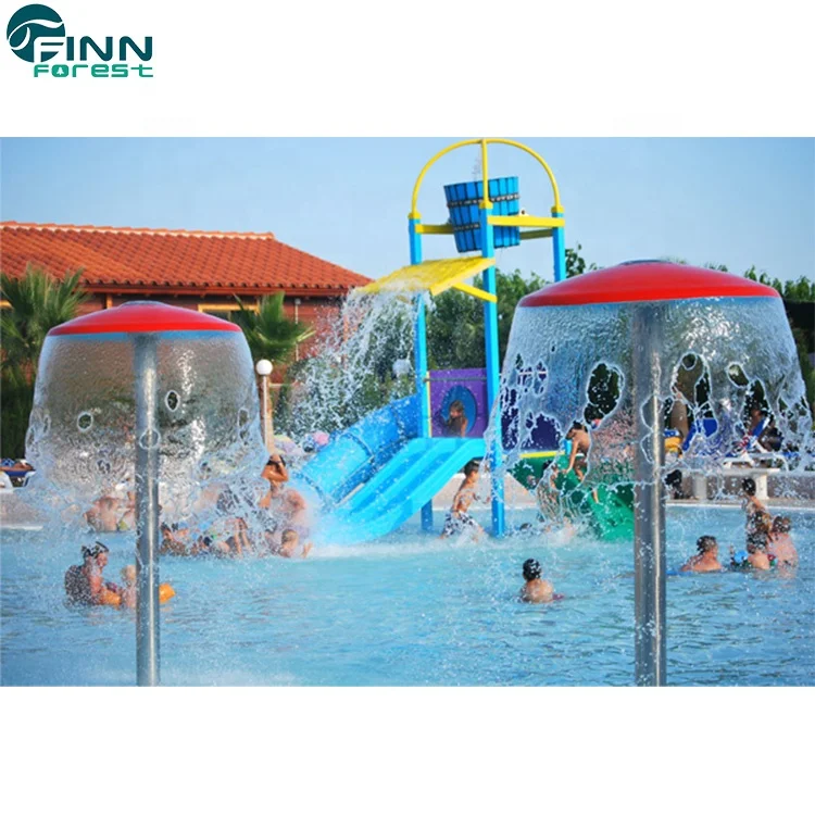  WATER FAERY acrylic or stainless steel water mushroom play equipment for kids