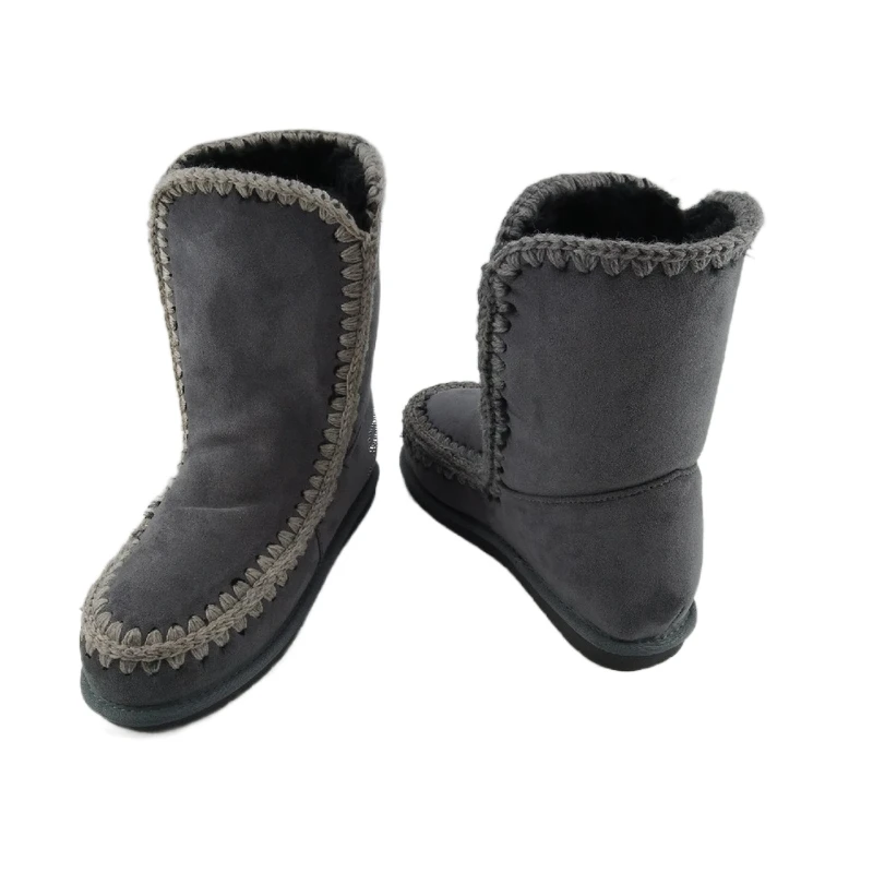 Fashionable High Quality Winter Warm Snow Boots Comfortable Waterproof Men Fur Winter Snow Boots