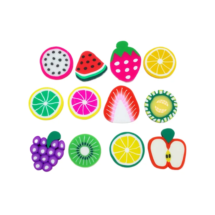 miaobei diy mobile phone case accessories simulation polymer clay fruit slice glue pencil material jewel