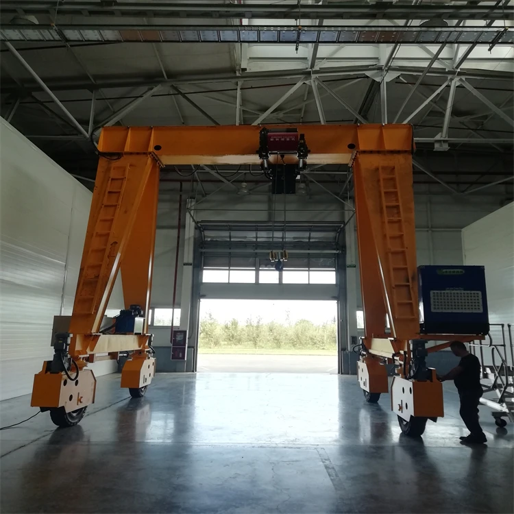 New Heavy Duty  Rubber Tyre Mobile Harbour Port Container Gantry Crane RTG Gantry crane