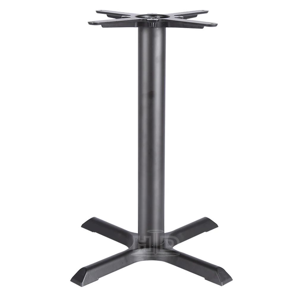 Popular selling black industrial crank letter table base