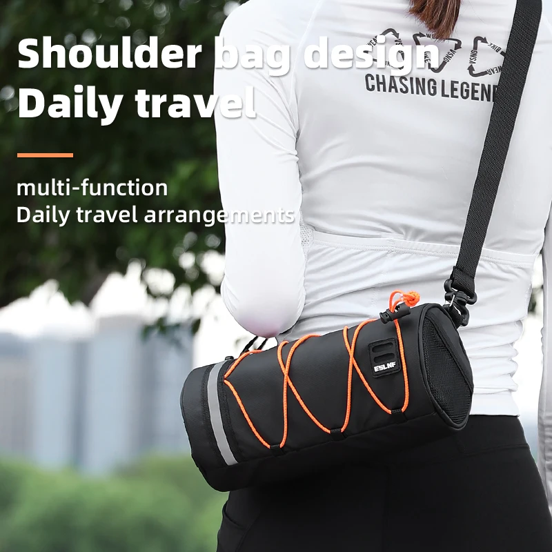 Bike Bag Portable Handlebar Pannier Multi-purpose Waterproof  Elastic Band MTB Road Cycling Frame Tube Bag