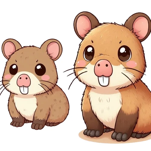 Kawaii плюшевая кукла бобра капибара игрушки на заказ плюшевые